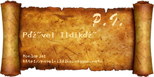 Pável Ildikó névjegykártya